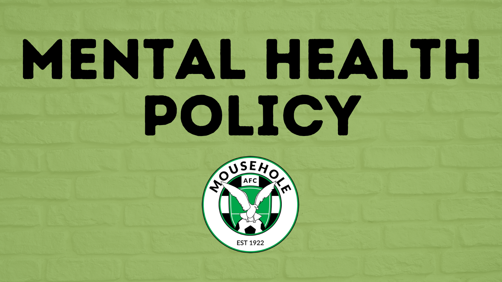 Mental Health Policy Mousehole AFC