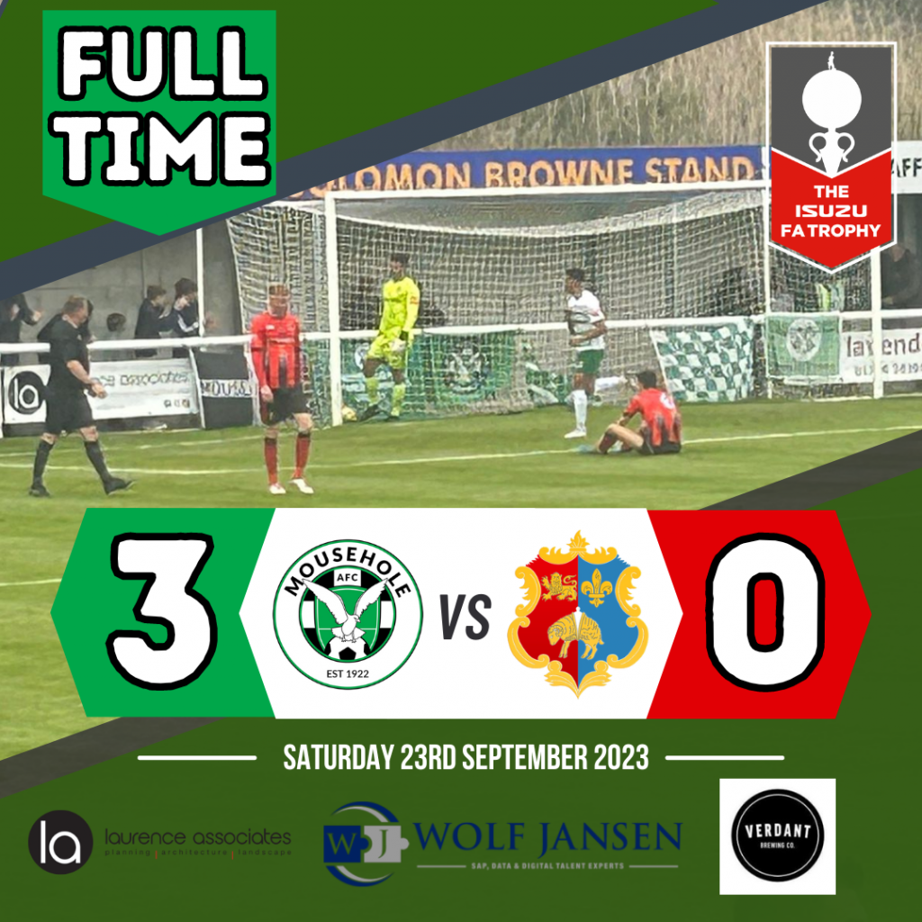 Match report - Mousehole vs Tavistock FA Trophy 2023
