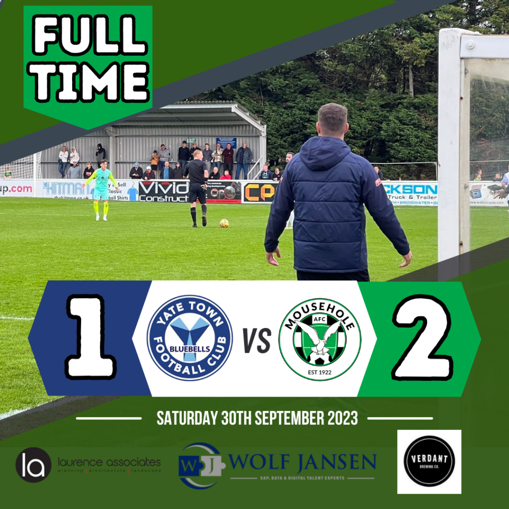Match report Yate Town vs Mousehole September 2023