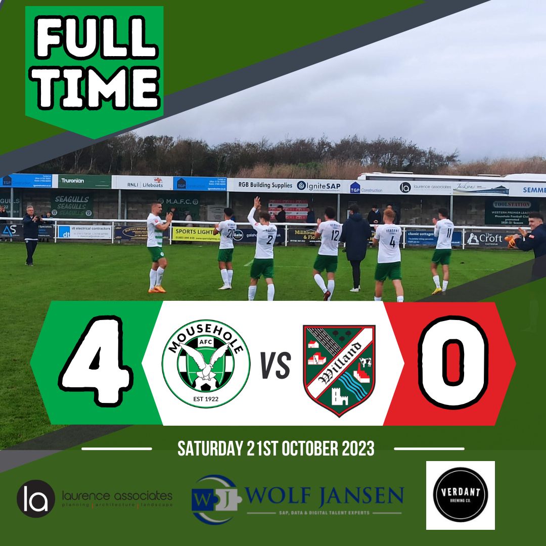 👉 MOUSEHOLE 40 WILLAND ROVERS MATCH REPORT, GOALS & INTERVIEWS