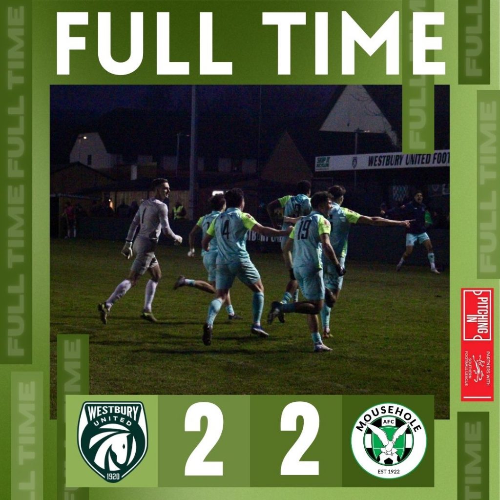 WESTBURY UTD 2-2 MOUSEHOLE | Sat 18th Jan 2025